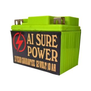 AI Sure Power 12V 10Ah Lithium Bike Battery
